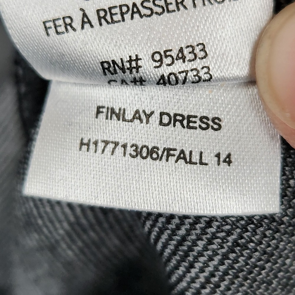 Toad & Co Dress Womens Small Gray Finlay Long Sleeve‎ Knee Outdoor Sustainable - Picture 6 of 12